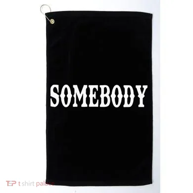 Somebody Couples Matching Somebodys Problem Golf Towel
