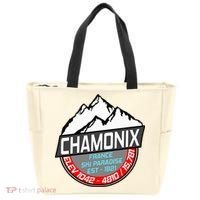 Ski Chamonix Mont Blanc France Skiing Paradise Tote Bag thumb 0