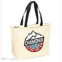 Ski Chamonix Mont Blanc France Skiing Paradise Tote Bag thumb 2