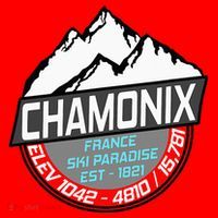 Ski Chamonix Mont Blanc France Skiing Paradise Santa Hat thumb 1