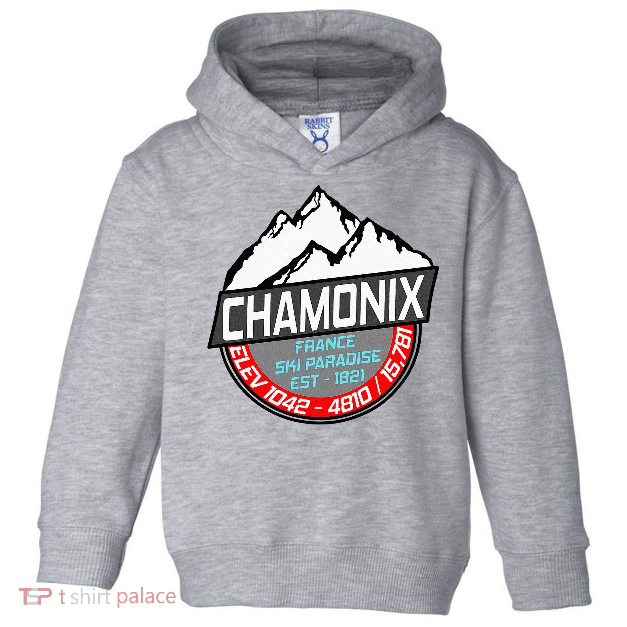 Ski Chamonix Mont Blanc France Skiing Paradise Toddler Hoodie