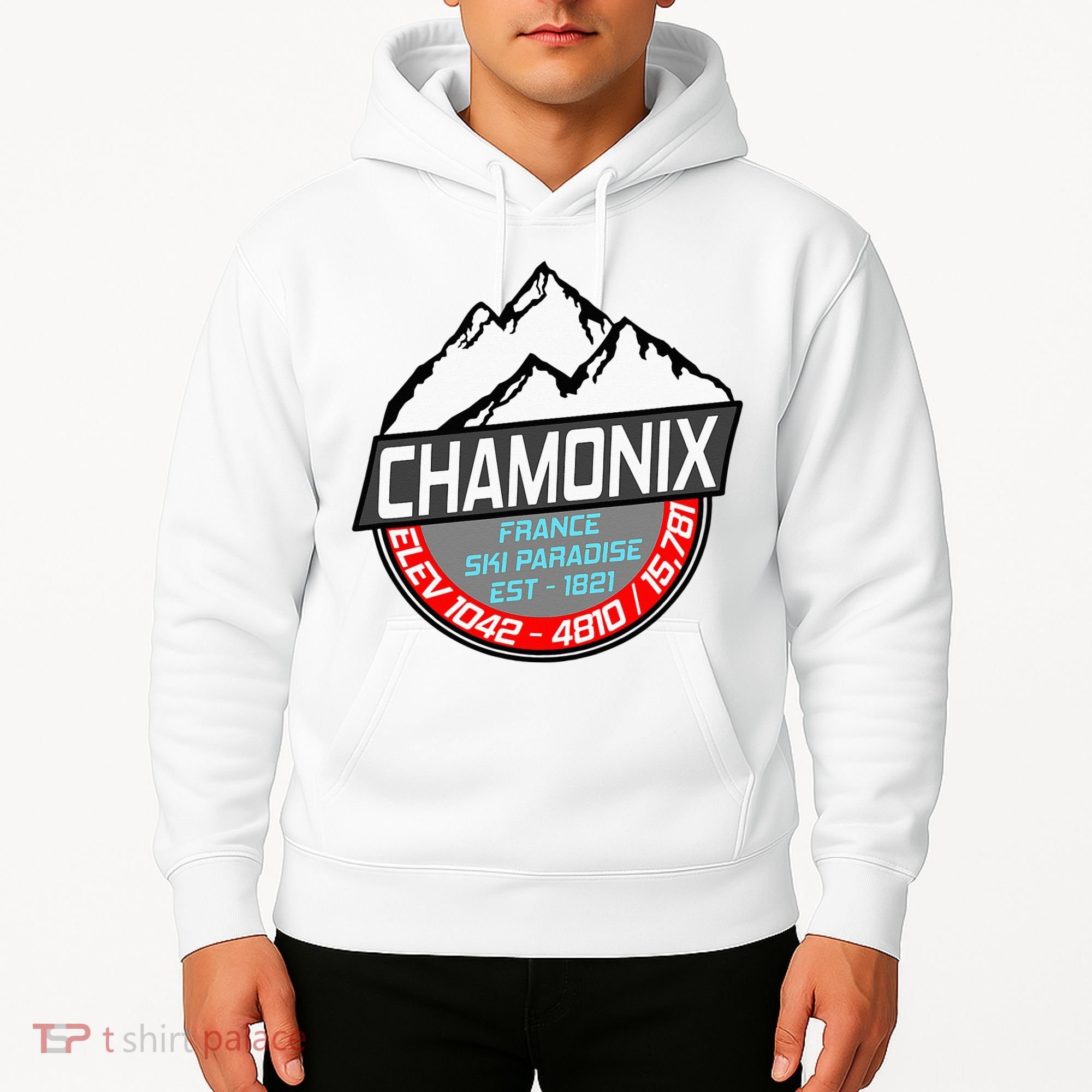 Ski Chamonix Mont Blanc France Skiing Paradise Hoodie
