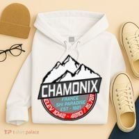 Ski Chamonix Mont Blanc France Skiing Paradise Hoodie thumb 4