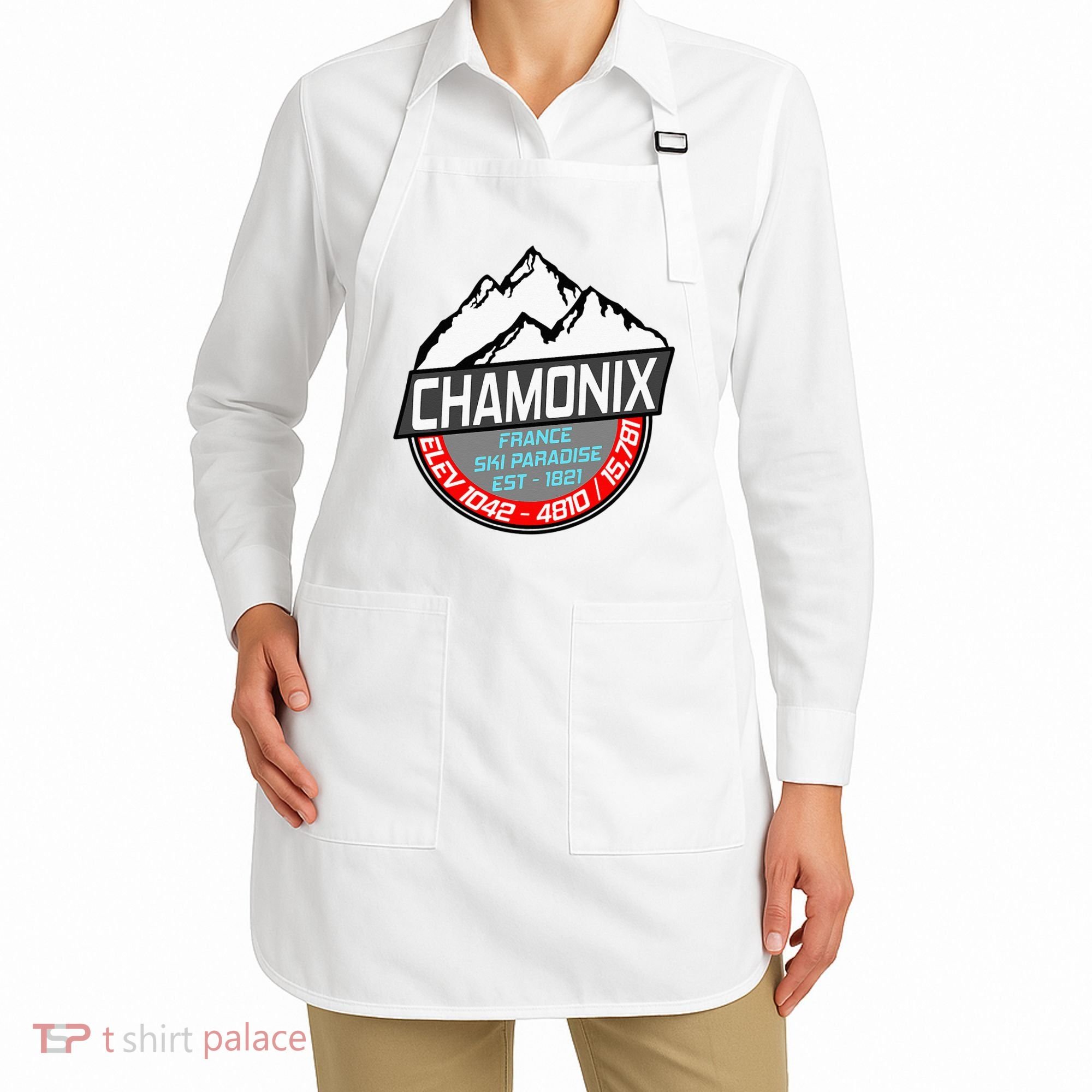 Ski Chamonix Mont Blanc France Skiing Paradise Apron