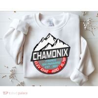 Ski Chamonix Mont Blanc France Skiing Paradise Sweatshirt thumb 2