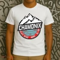 Ski Chamonix Mont Blanc France Skiing Paradise T-Shirt thumb 3