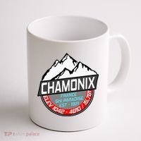 Ski Chamonix Mont Blanc France Skiing Paradise Coffee Mug thumb 1