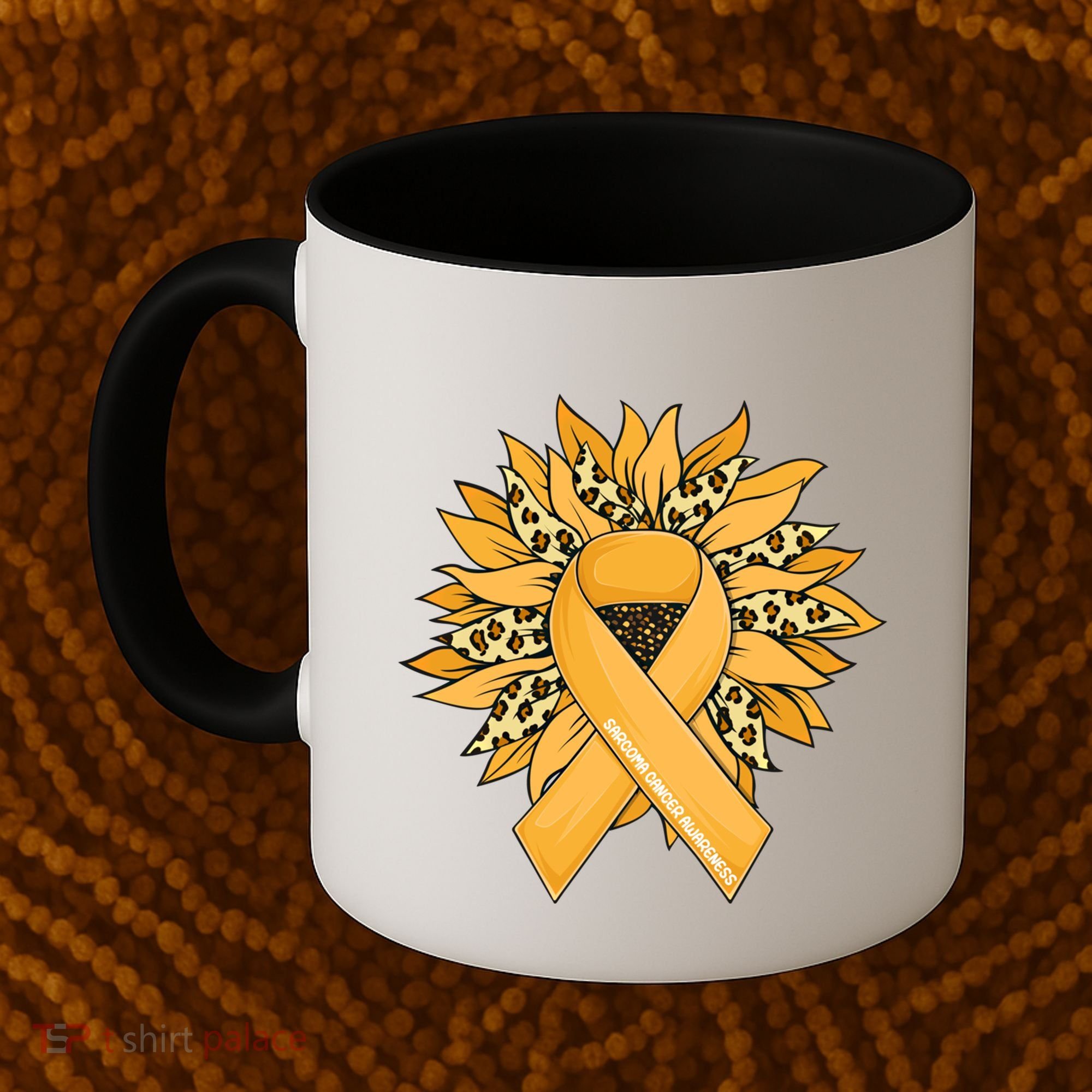 Sarcoma Cancer Meaningful Gift Sunflower Sarcoma Cancer Awareness Gift Coffee Mug