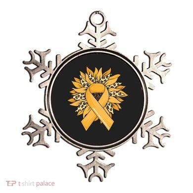 Sarcoma Cancer Meaningful Gift Sunflower Sarcoma Cancer Awareness Gift Ornament