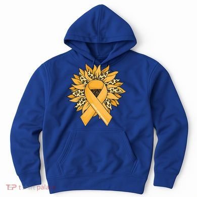 Sarcoma Cancer Meaningful Gift Sunflower Sarcoma Cancer Awareness Gift Hoodie