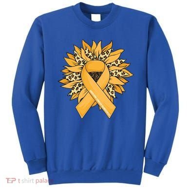 Sarcoma Cancer Meaningful Gift Sunflower Sarcoma Cancer Awareness Gift Sweatshirt