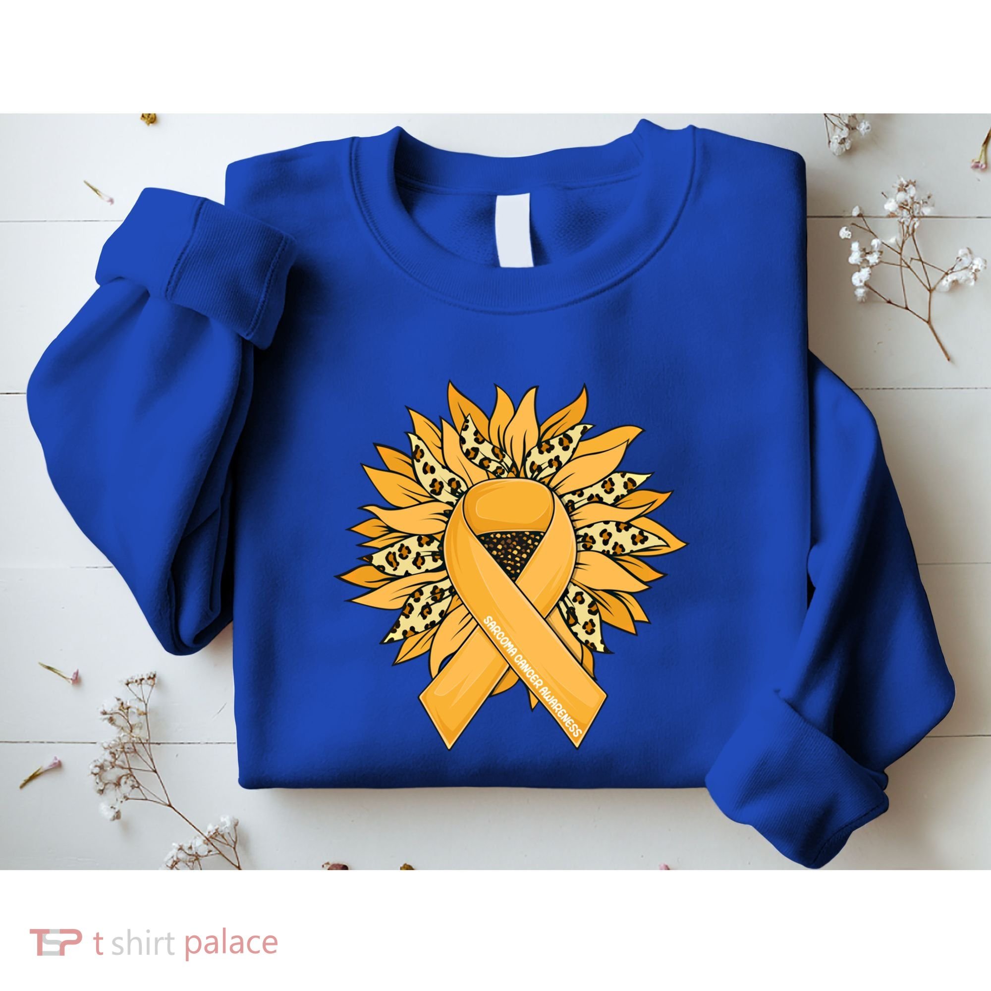 Sarcoma Cancer Meaningful Gift Sunflower Sarcoma Cancer Awareness Gift Sweatshirt