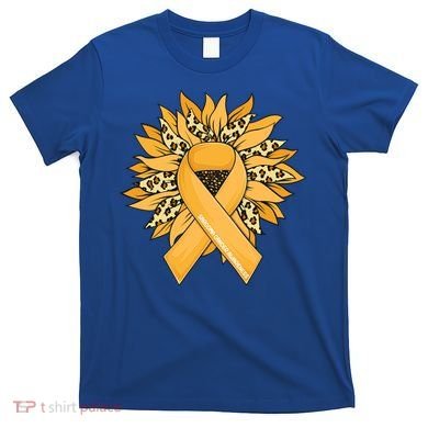 Sarcoma Cancer Meaningful Gift Sunflower Sarcoma Cancer Awareness Gift T-Shirt