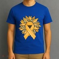 Sarcoma Cancer Meaningful Gift Sunflower Sarcoma Cancer Awareness Gift T-Shirt thumb 3