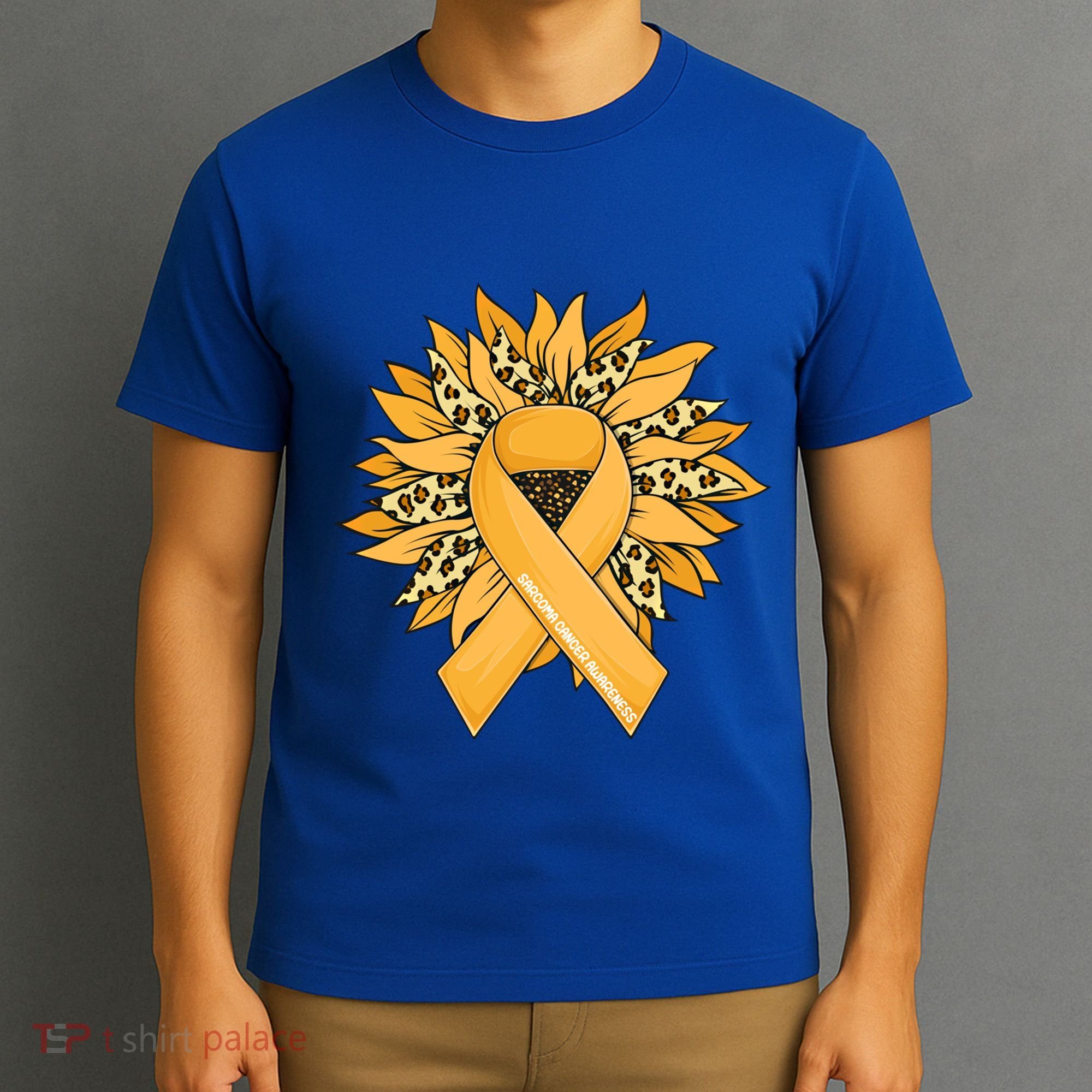 Sarcoma Cancer Meaningful Gift Sunflower Sarcoma Cancer Awareness Gift T-Shirt