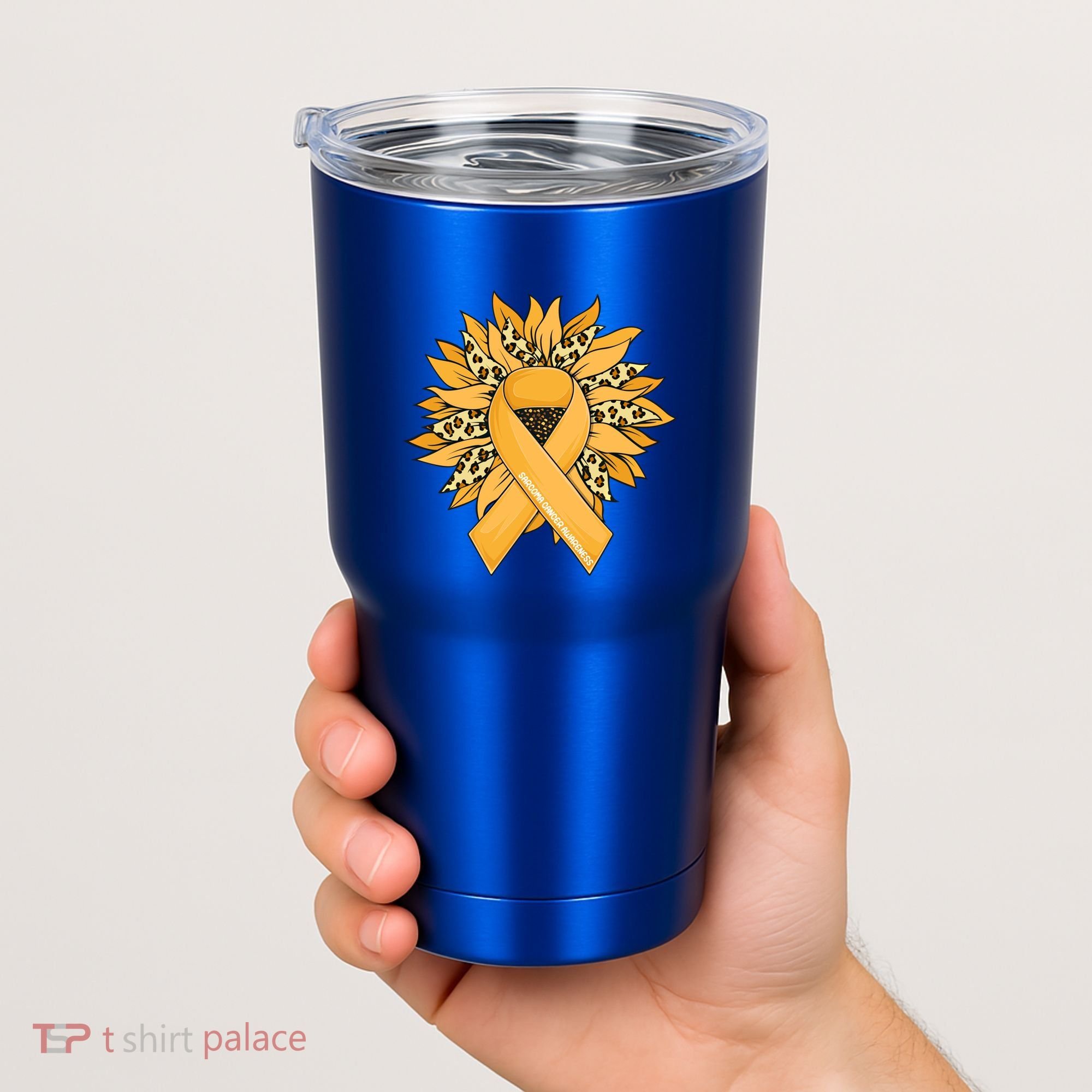 Sarcoma Cancer Meaningful Gift Sunflower Sarcoma Cancer Awareness Gift Tumbler