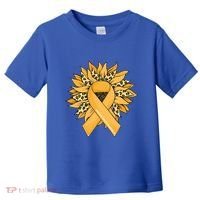 Sarcoma Cancer Meaningful Gift Sunflower Sarcoma Cancer Awareness Gift Toddler T-Shirt thumb 0