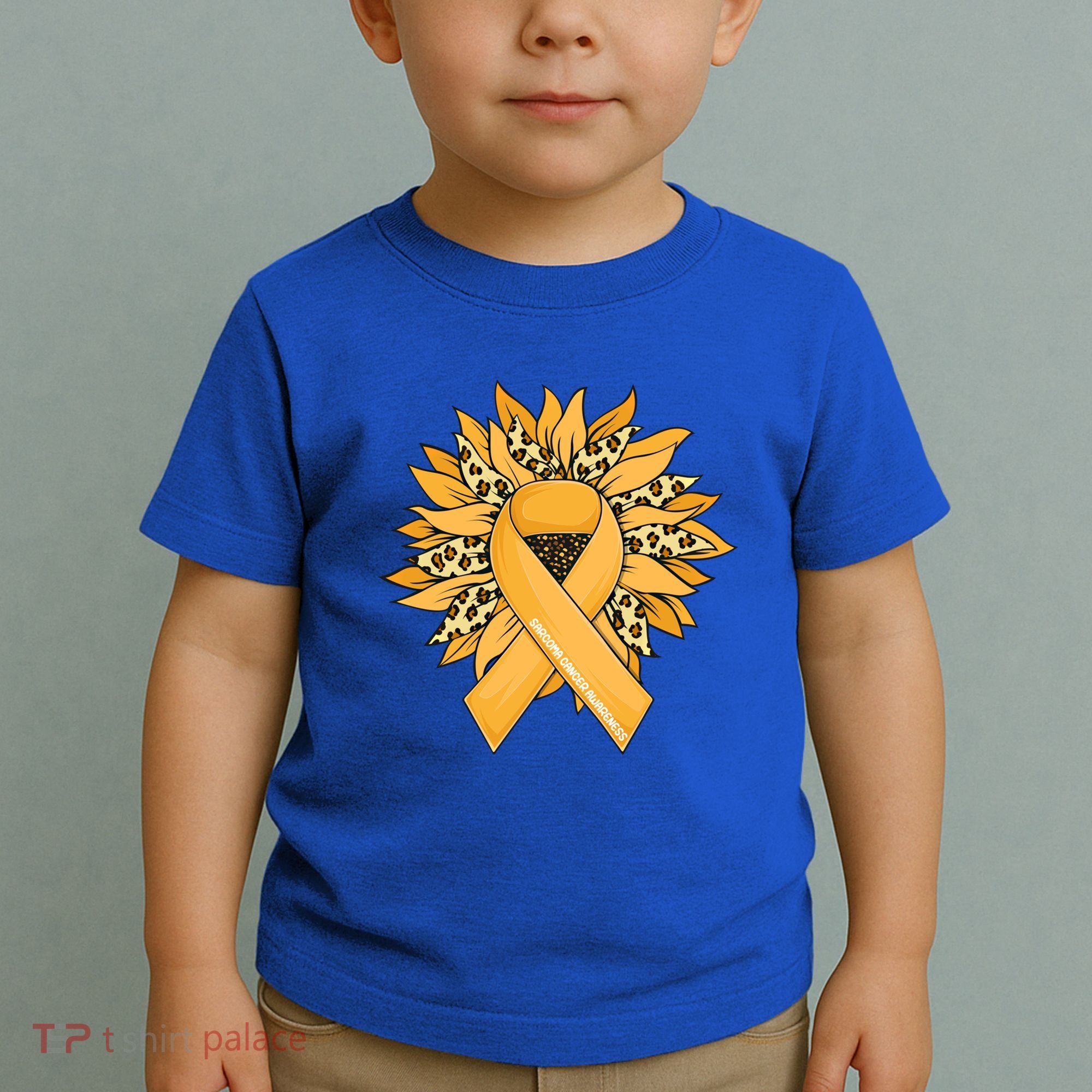 Sarcoma Cancer Meaningful Gift Sunflower Sarcoma Cancer Awareness Gift Toddler T-Shirt