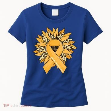 Sarcoma Cancer Meaningful Gift Sunflower Sarcoma Cancer Awareness Gift Women's T-Shirt