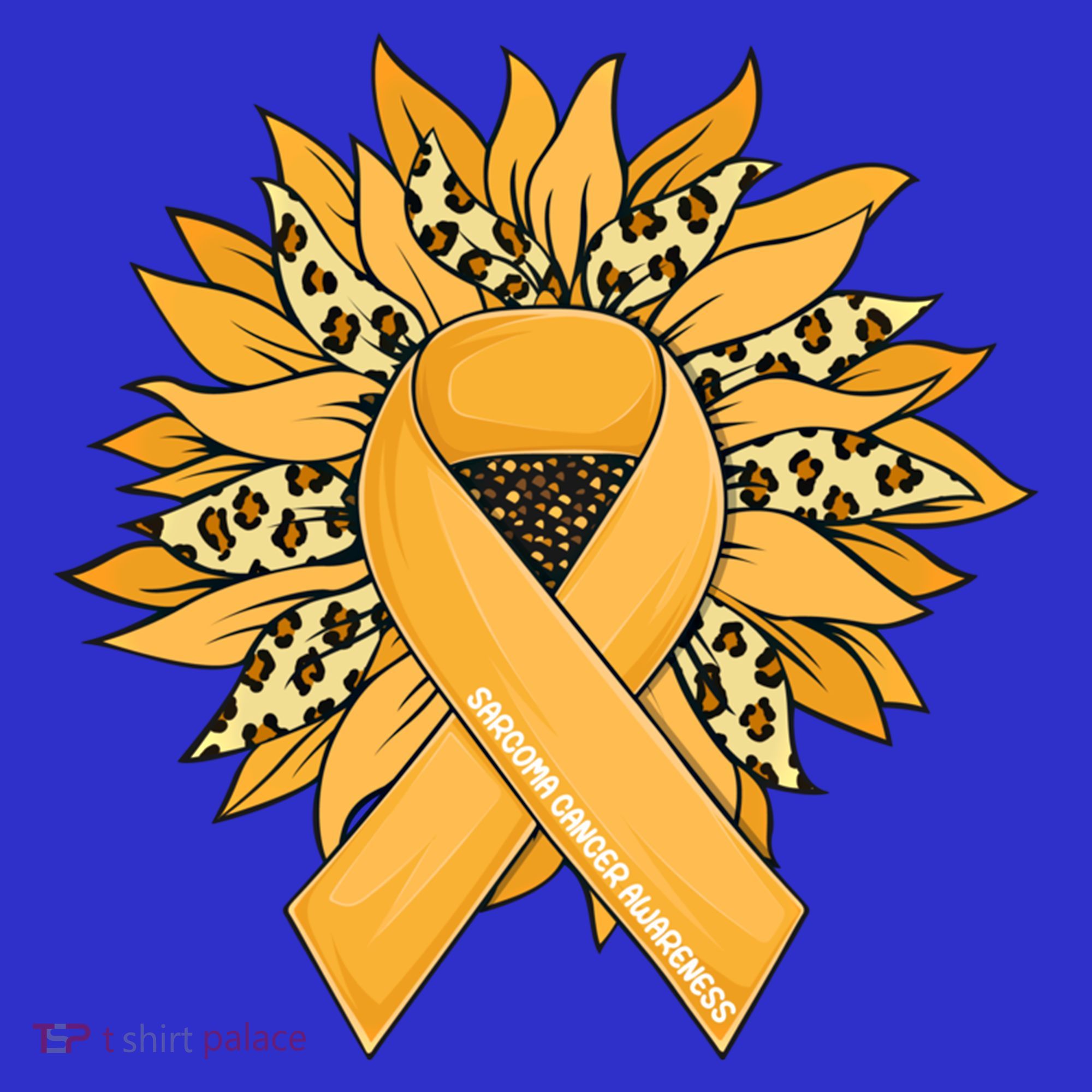 Sarcoma Cancer Meaningful Gift Sunflower Sarcoma Cancer Awareness Gift Women's T-Shirt