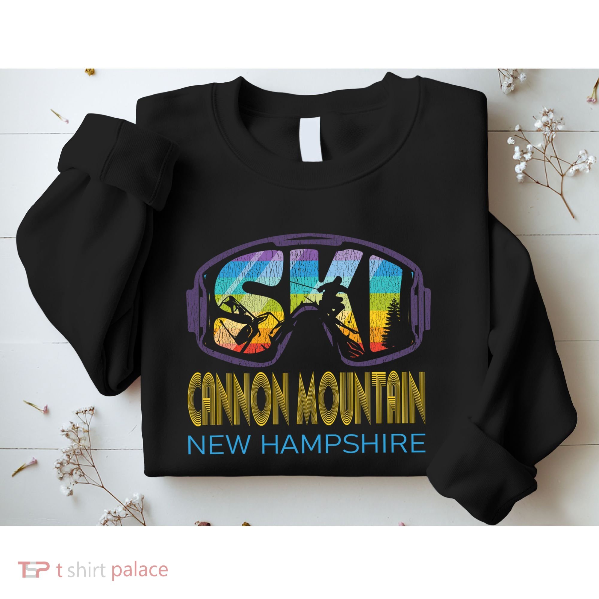 Ski Cannon Mountain New Hampshire Skiing Vacation Sweatshirt