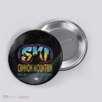 Ski Cannon Mountain New Hampshire Skiing Vacation Button thumb 0