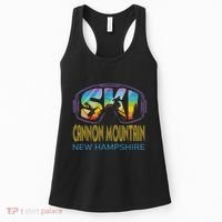 Ski Cannon Mountain New Hampshire Skiing Vacation Women's Tank Top thumb 0