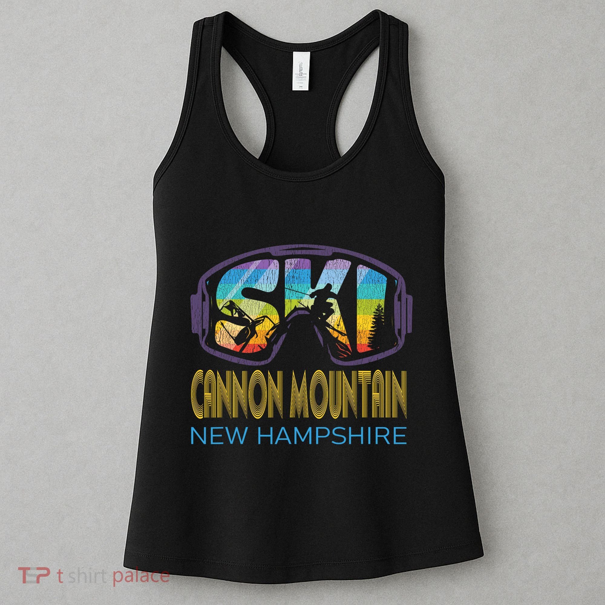 Ski Cannon Mountain New Hampshire Skiing Vacation Women's Tank Top