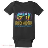 Ski Cannon Mountain New Hampshire Skiing Vacation Baby Bodysuit thumb 0