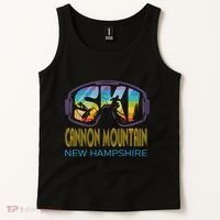 Ski Cannon Mountain New Hampshire Skiing Vacation Tank Top thumb 2