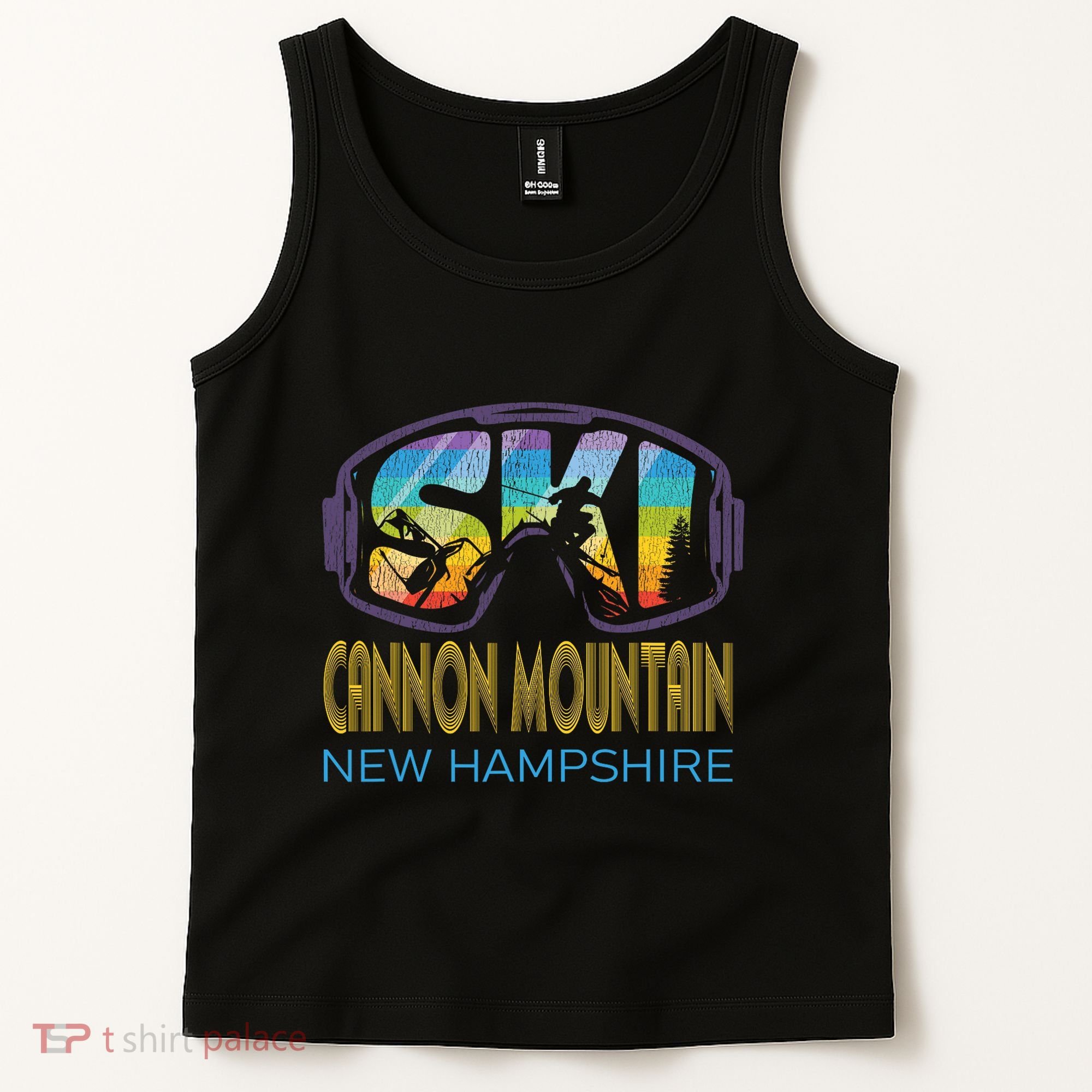 Ski Cannon Mountain New Hampshire Skiing Vacation Tank Top