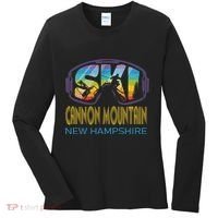 Ski Cannon Mountain New Hampshire Skiing Vacation Women's Long Sleeve Shirt thumb 0