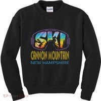 Ski Cannon Mountain New Hampshire Skiing Vacation Kids Sweatshirt thumb 0