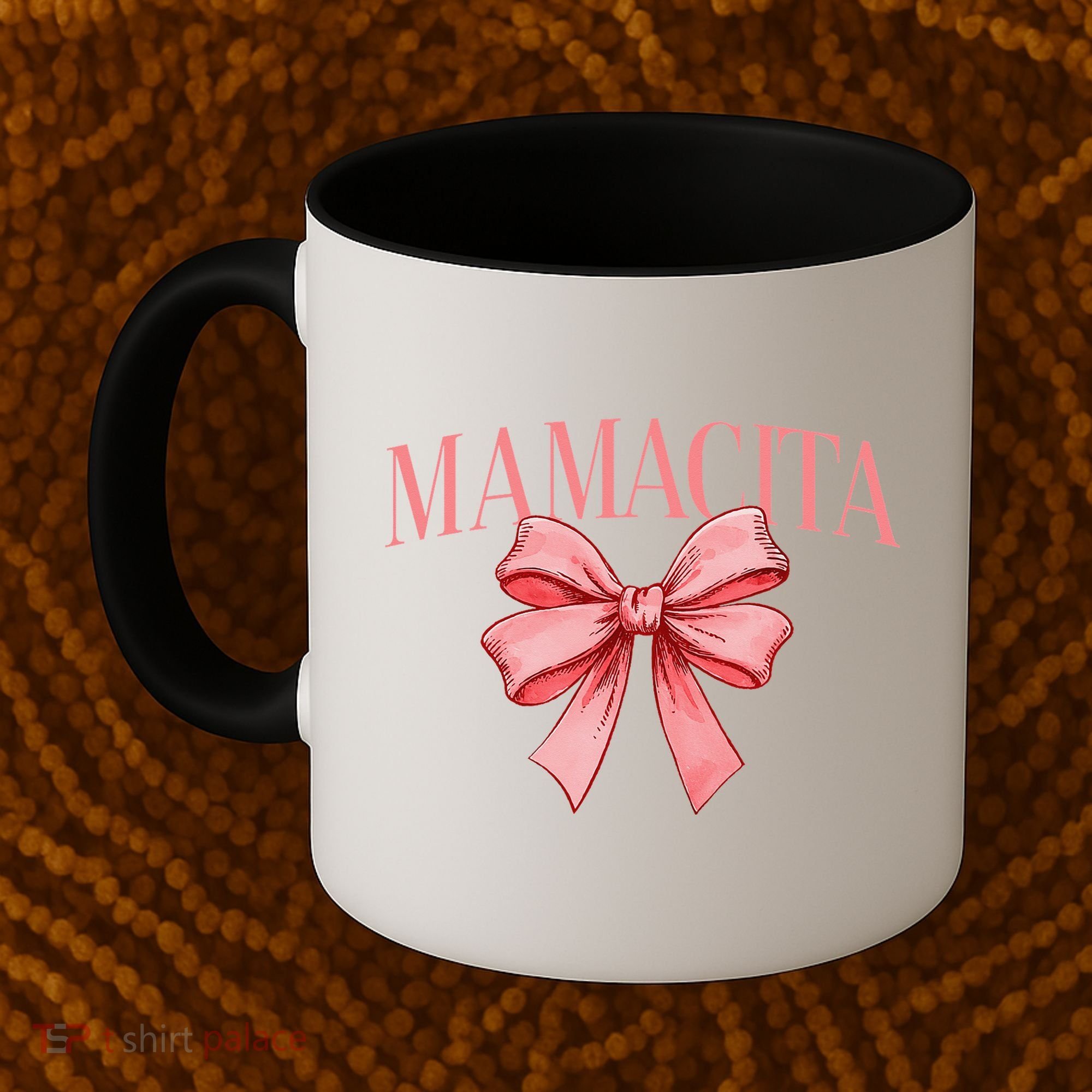 Spanish Compliment Mamacita Latino Hot Women Coquette Bow Coffee Mug