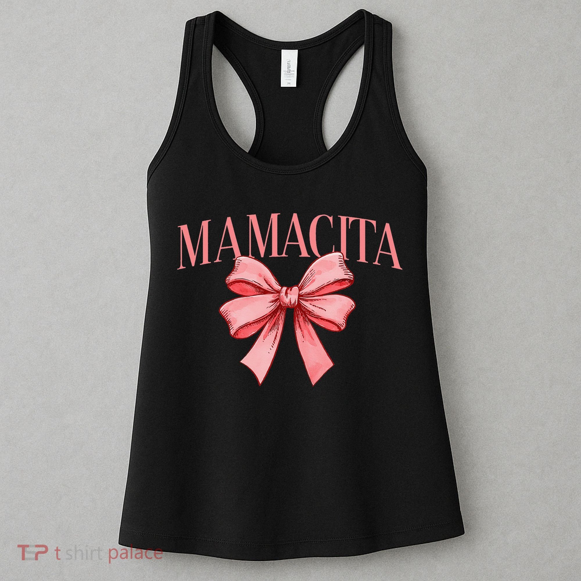 Spanish Compliment Mamacita Latino Hot Women Coquette Bow Women's Tank Top
