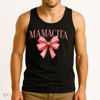 Spanish Compliment Mamacita Latino Hot Women Coquette Bow Tank Top thumb 3