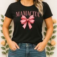 Spanish Compliment Mamacita Latino Hot Women Coquette Bow Women's T-Shirt thumb 2