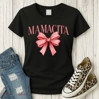 Spanish Compliment Mamacita Latino Hot Women Coquette Bow Women's T-Shirt thumb 3