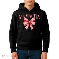 Spanish Compliment Mamacita Latino Hot Women Coquette Bow Kids Hoodie thumb 4