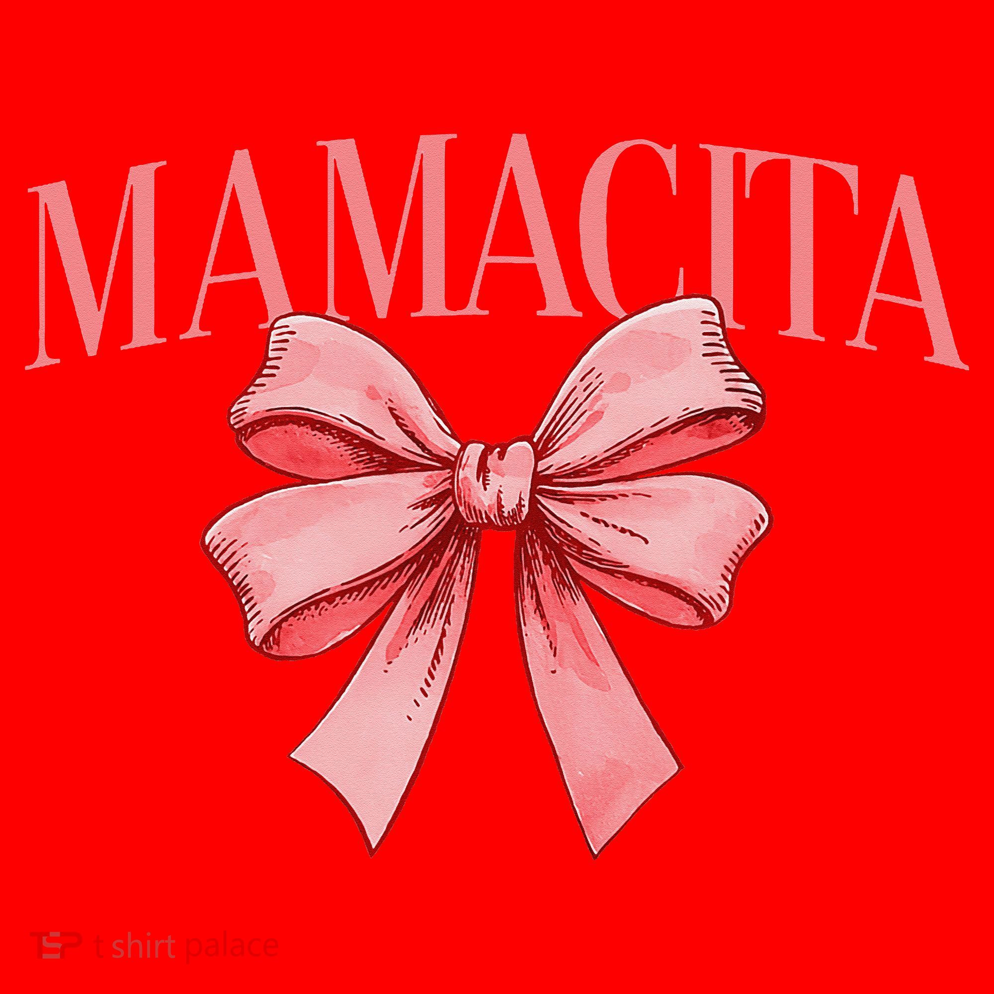 Spanish Compliment Mamacita Latino Hot Women Coquette Bow Santa Hat