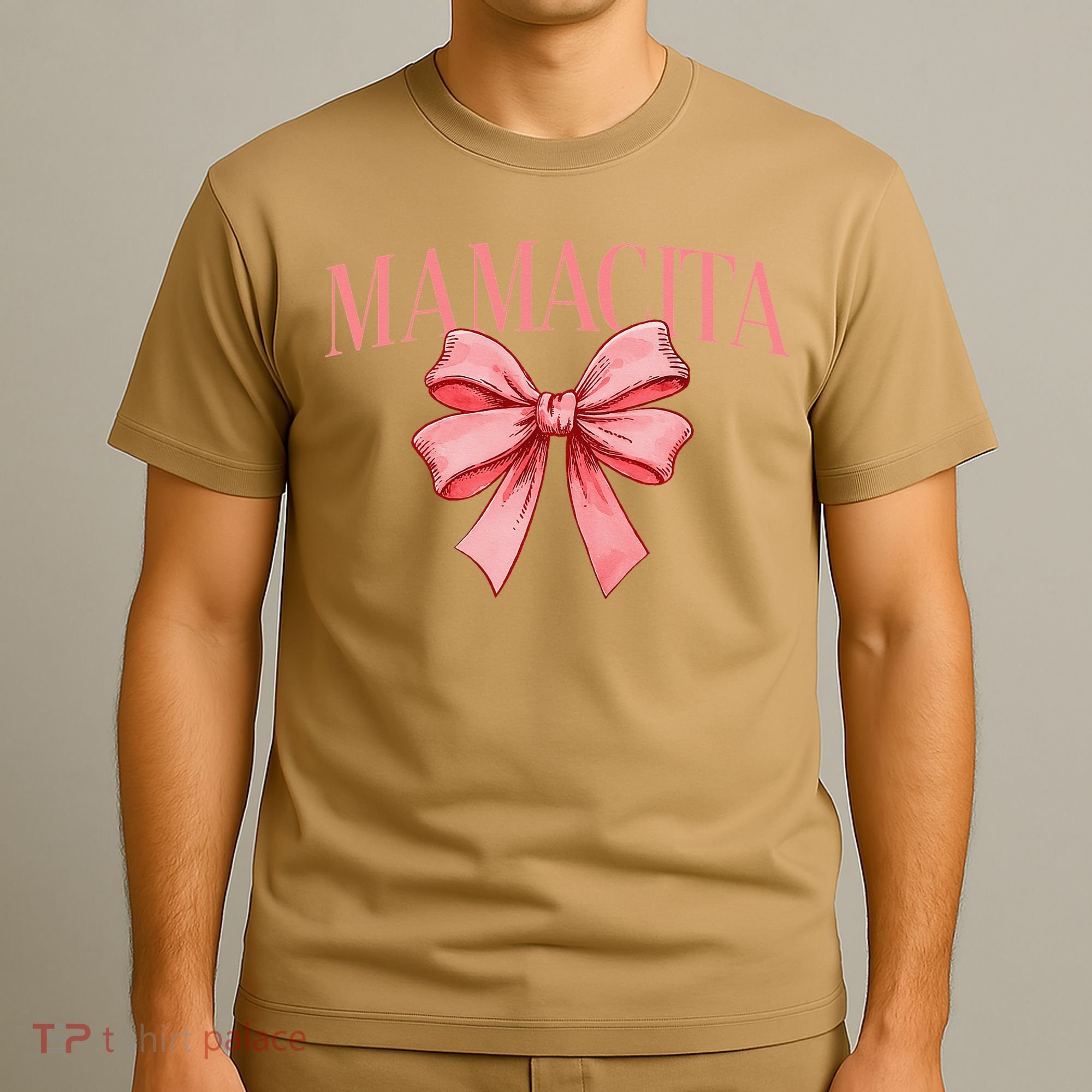 Spanish Compliment Mamacita Latino Hot Women Coquette Bow T-Shirt