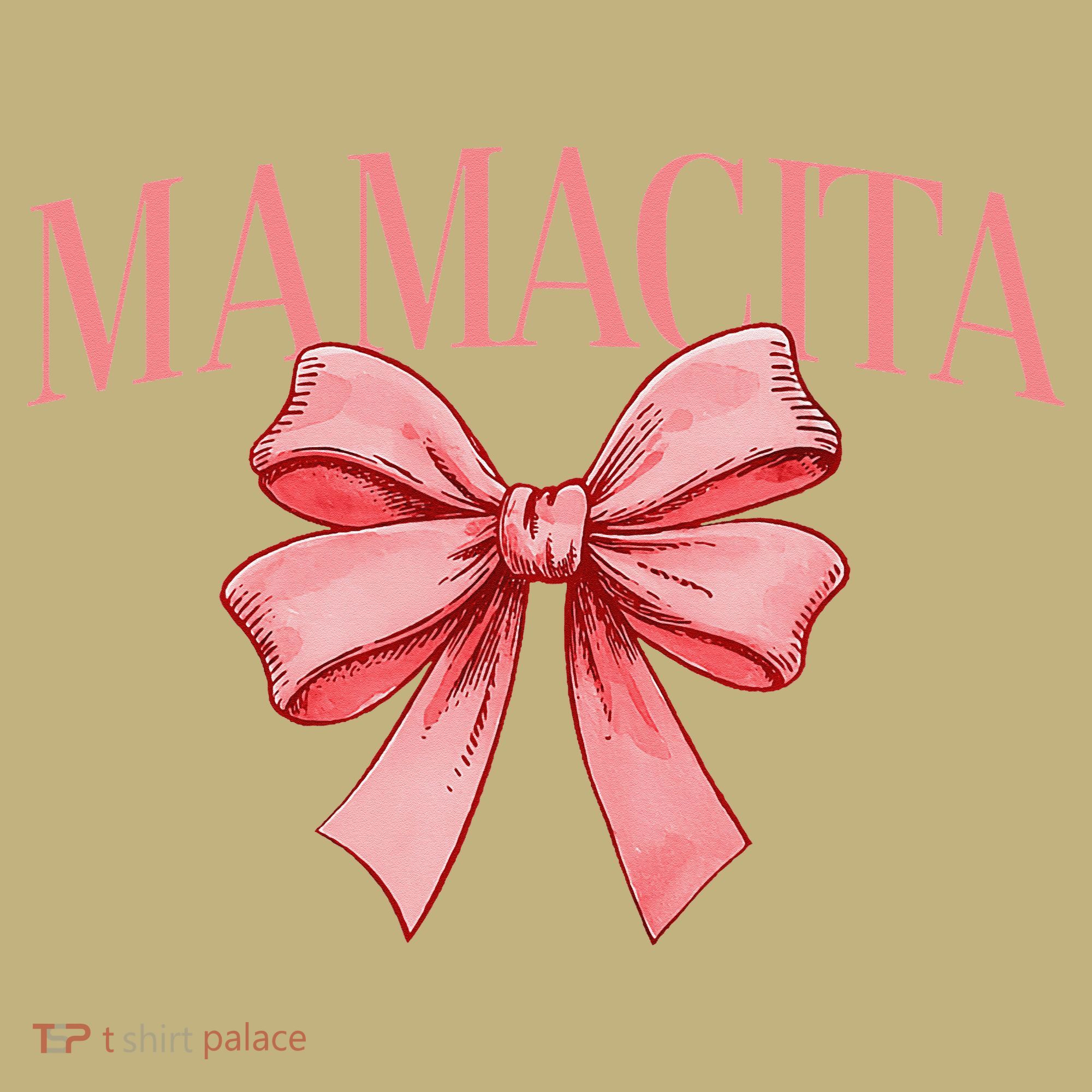 Spanish Compliment Mamacita Latino Hot Women Coquette Bow Polo