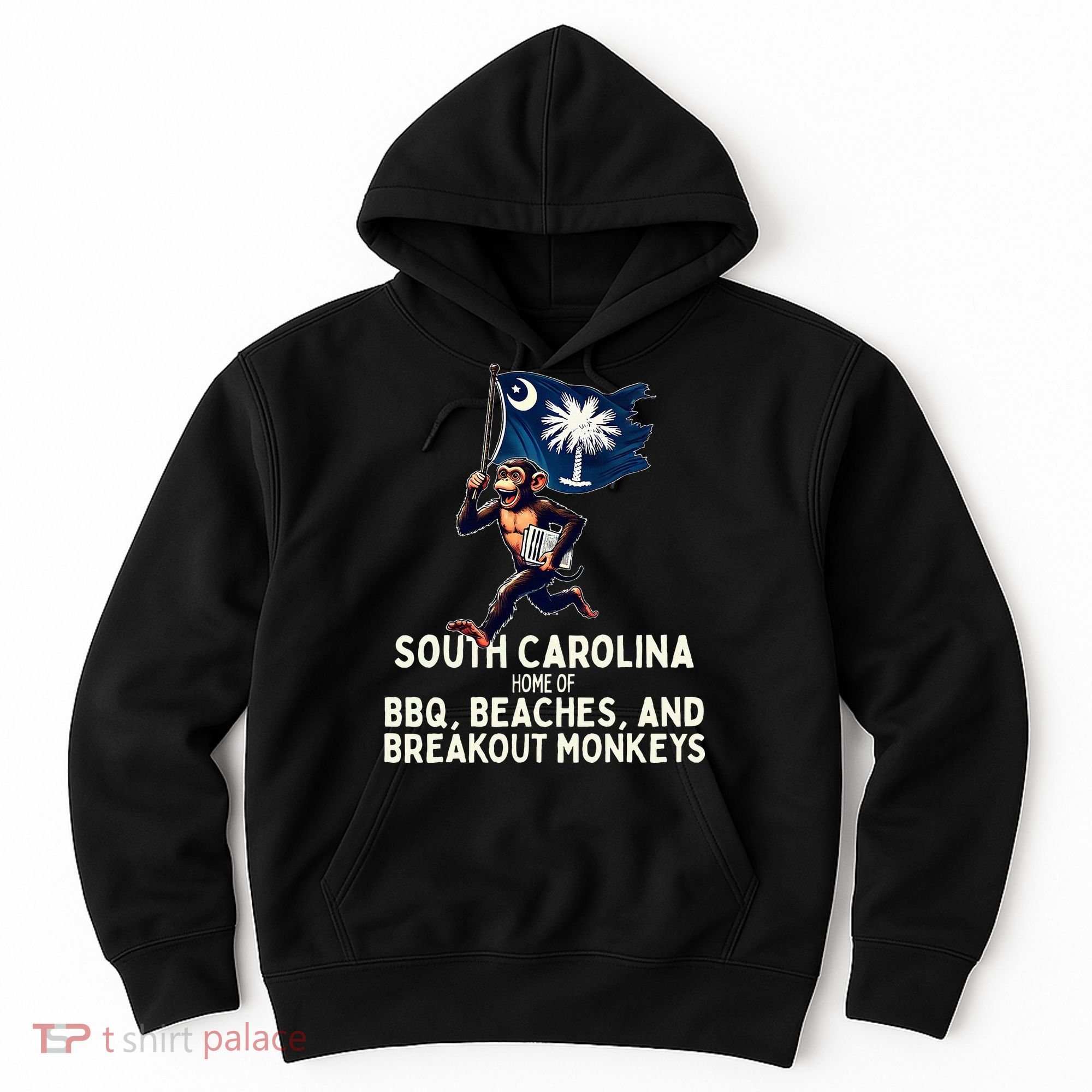South Carolina Monkey Escape Funny Runaway Money Sc Hoodie
