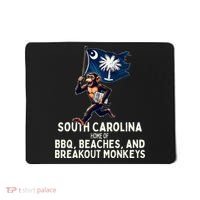 South Carolina Monkey Escape Funny Runaway Money Sc Mousepad thumb 0