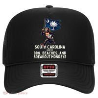 South Carolina Monkey Escape Funny Runaway Money Sc Hat thumb 0