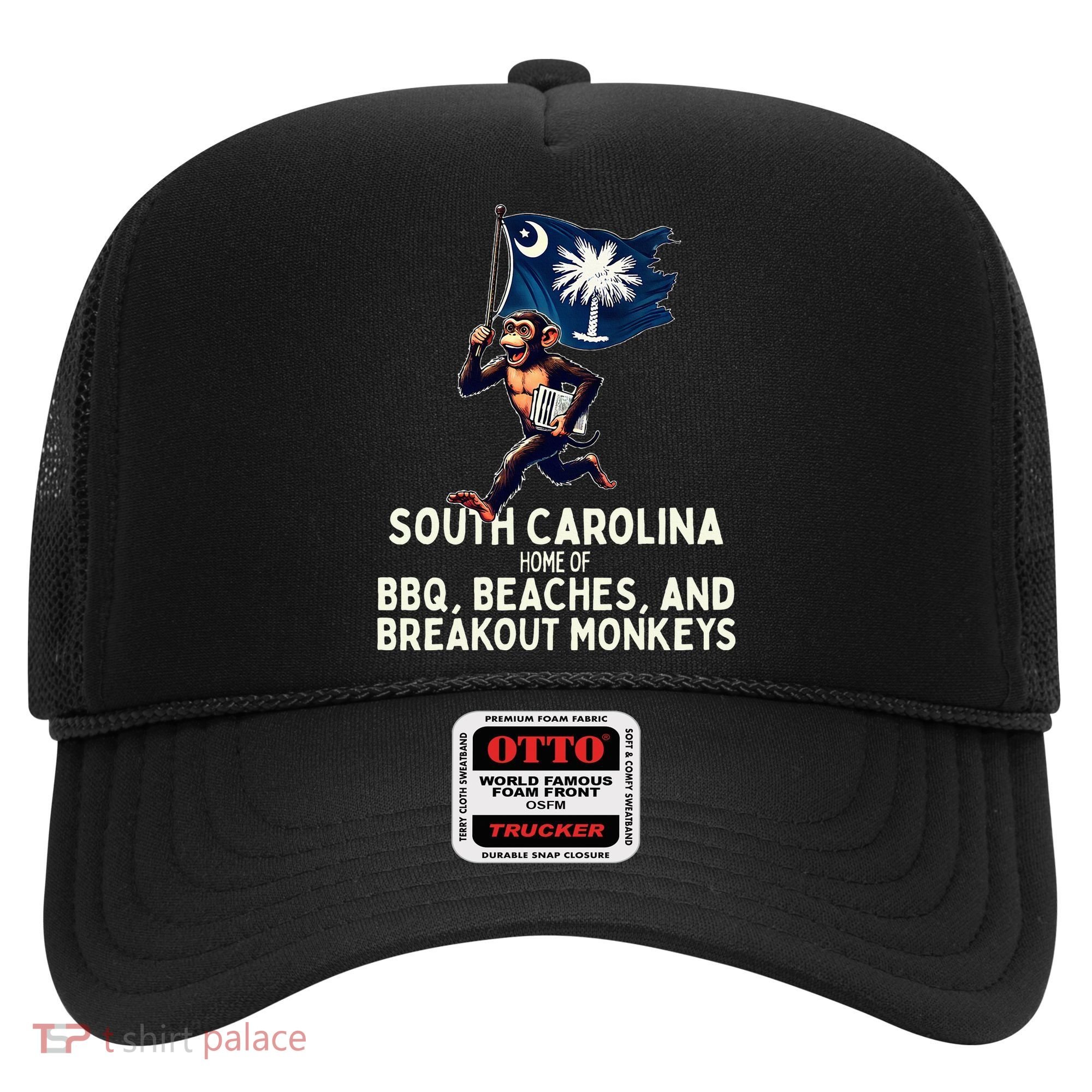 South Carolina Monkey Escape Funny Runaway Money Sc Hat