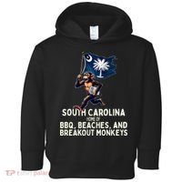 South Carolina Monkey Escape Funny Runaway Money Sc Toddler Hoodie thumb 0