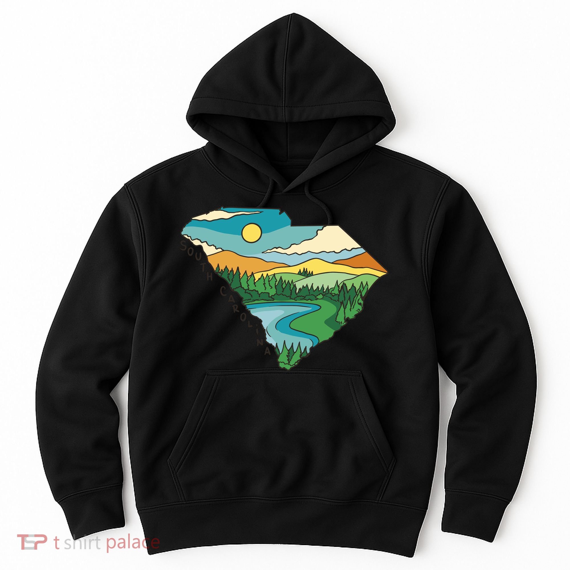 South Carolina Map Hoodie