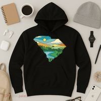 South Carolina Map Hoodie thumb 3