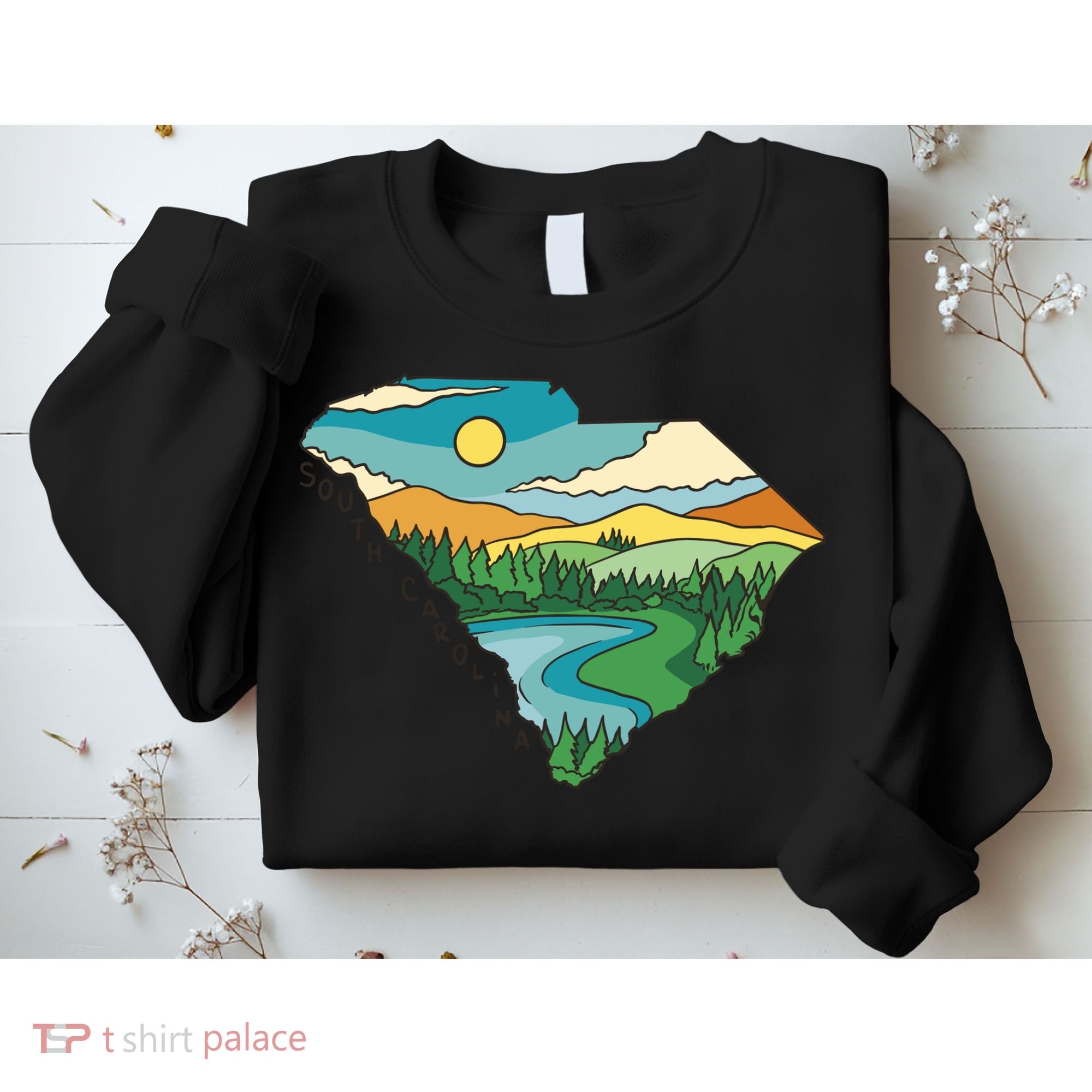 South Carolina Map Sweatshirt